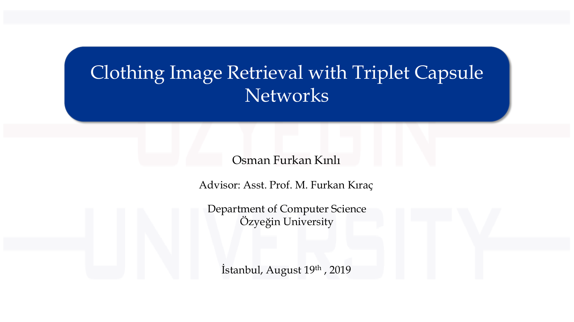 Slide 1: Clothing Image Retrieval with Triplet Capsule