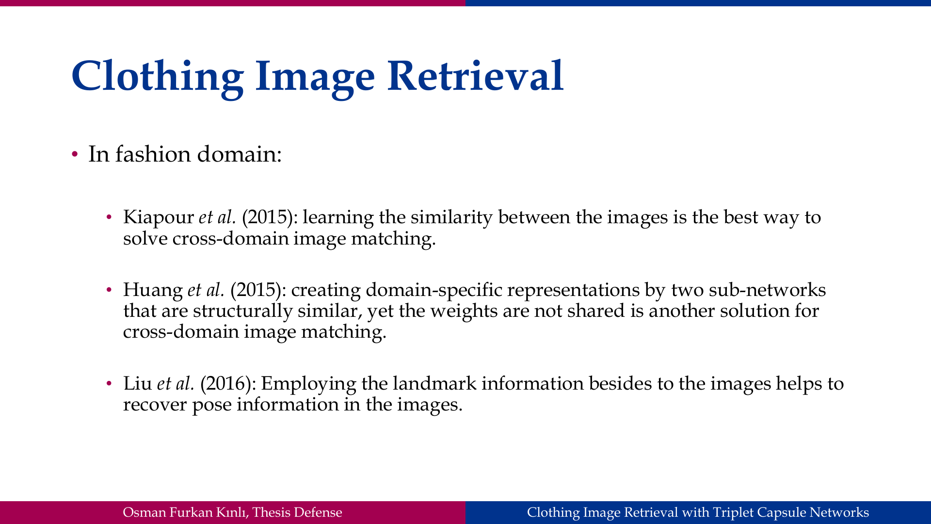 Slide 8: Clothing Image Retrieval
