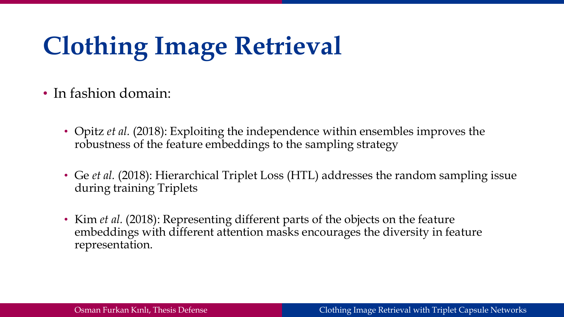 Slide 10: Clothing Image Retrieval