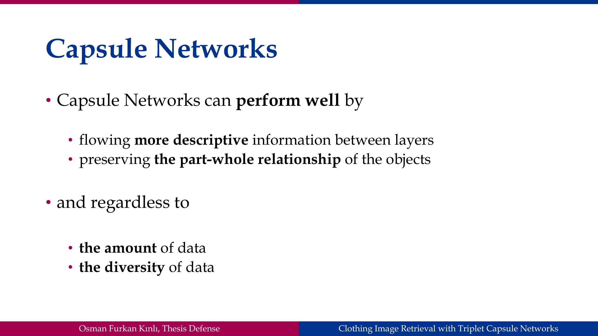 Slide 30: Capsule Networks