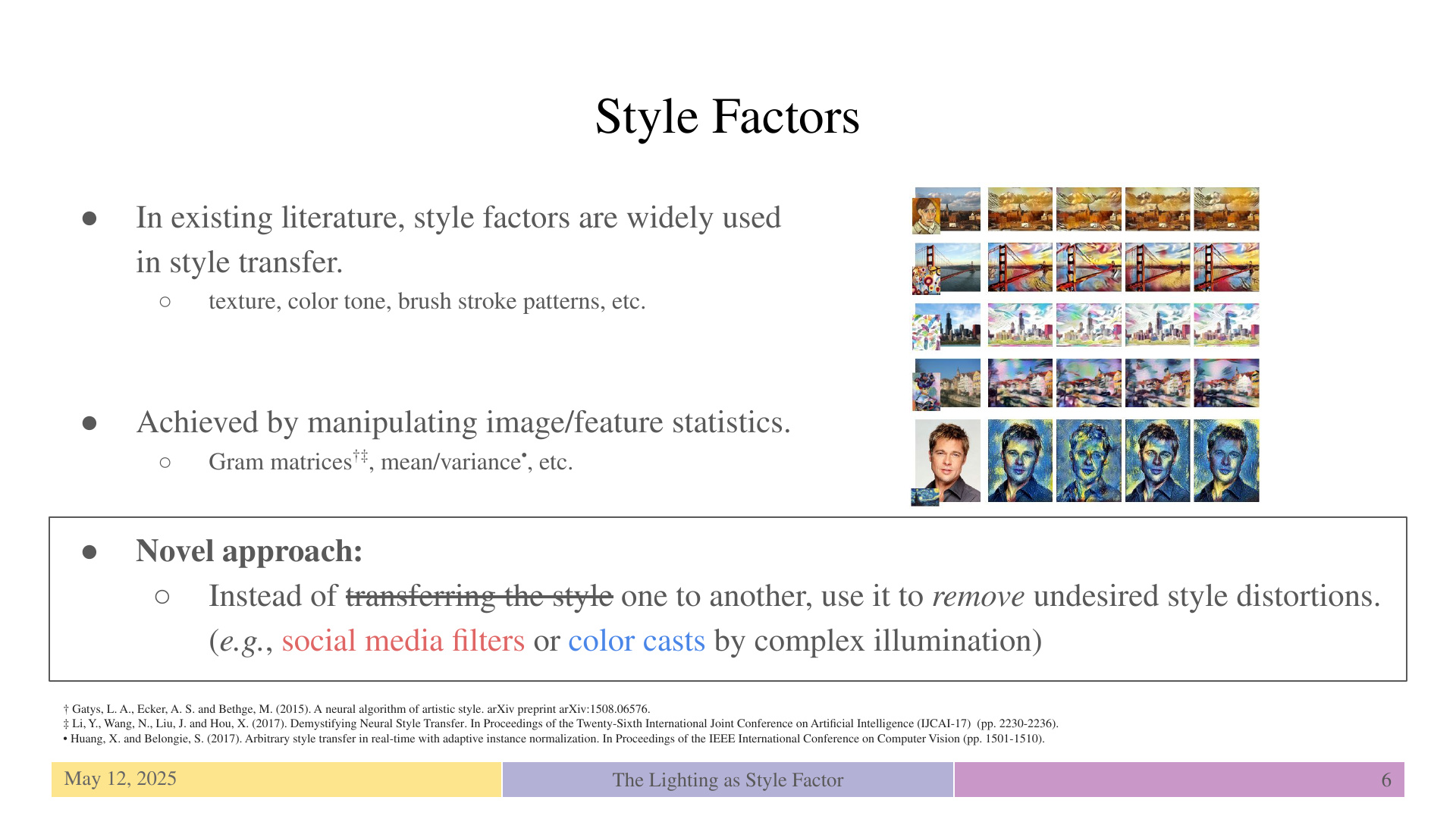 Slide 6: Style Factors
