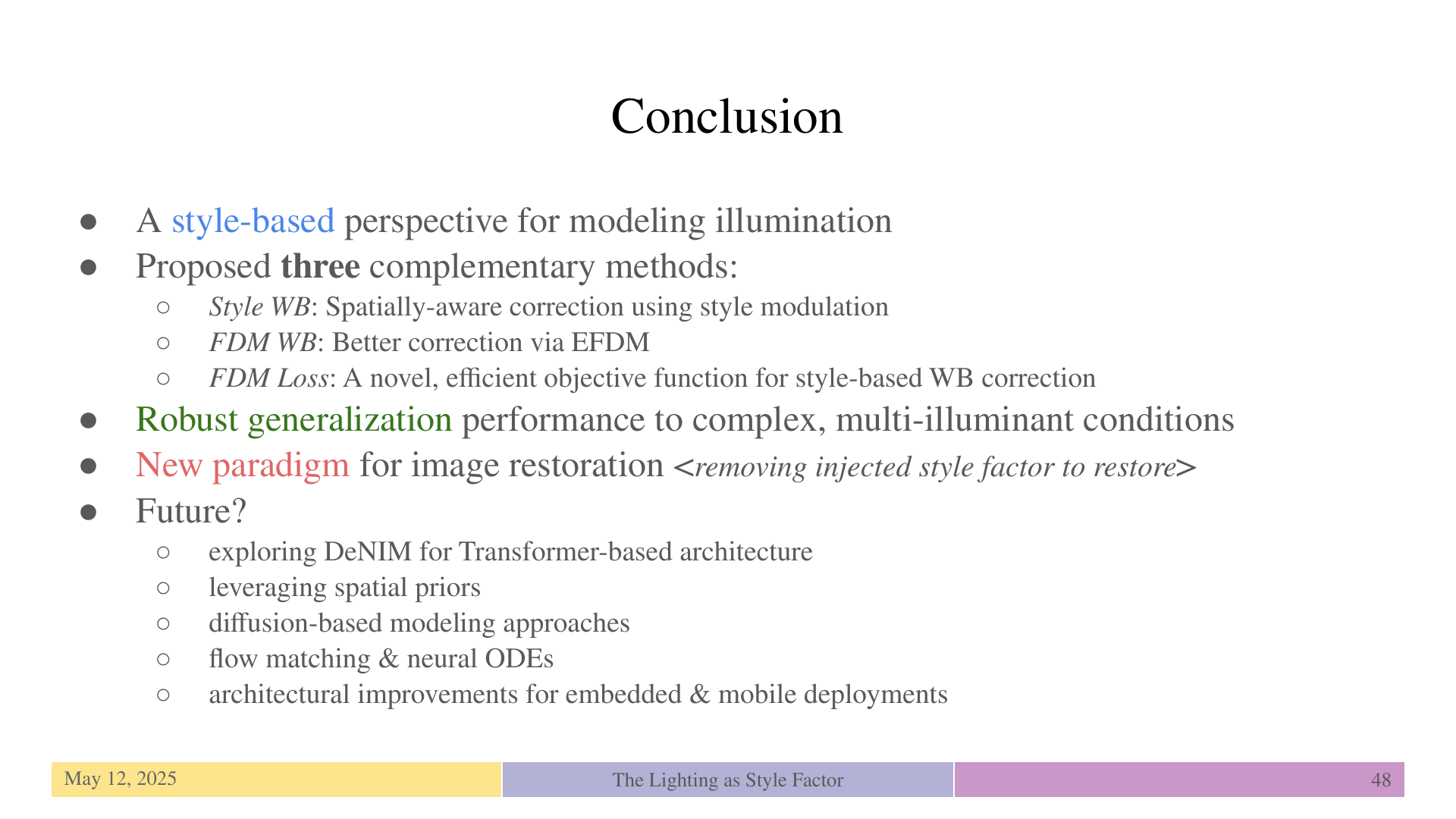 Slide 48: Conclusion